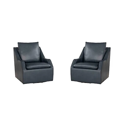 Parker Living Asher - Steamboat Marine Swivel Accent Chair Two Pack