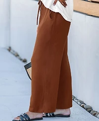 Cupshe Women's Wide-Leg Pleated Pants