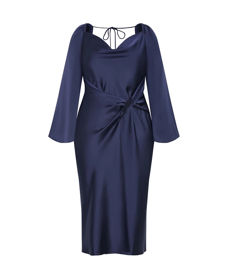 City Chic Women's Adelina Long Sleeve Dress