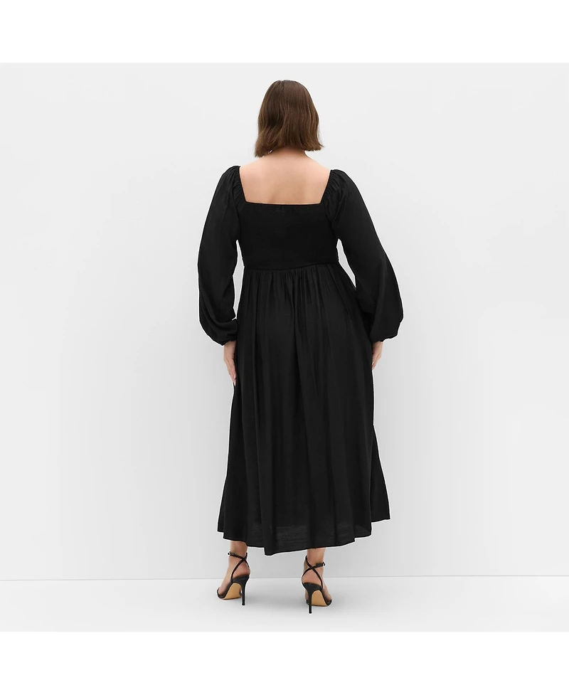 City Chic Women's Abbigail Long Sleeve Dress