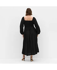 City Chic Women's Abbigail Long Sleeve Dress