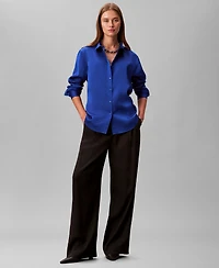 Calvin Klein Women's Classic Button Down Shirt