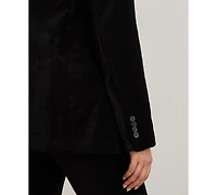 Lauren Ralph Plus Stretch Velvet Blazer