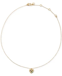 kate spade new york Cubic Zirconia Self-Love Club Pendant Necklace