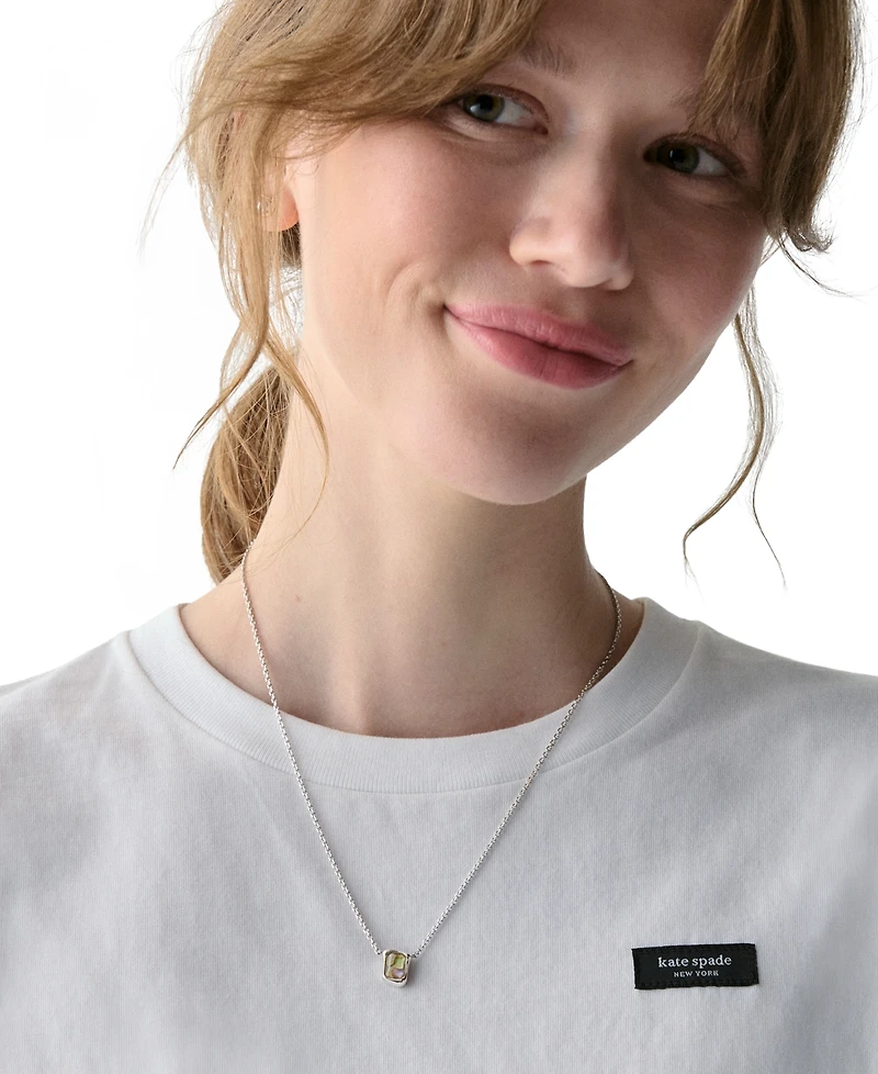 kate spade new york Cubic Zirconia Molten Pendant Necklace