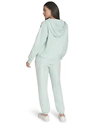 Calvin Klein Women's Fleece Logo Tape Hoodie Jacket