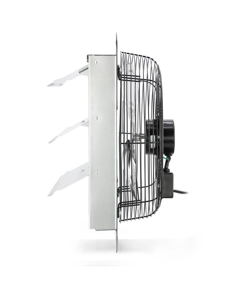 Via Air 14 Inch Shutter Exhaust Fan with Power Cord
