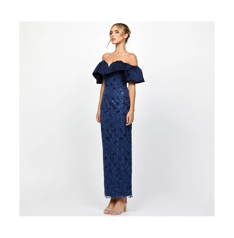 Bariano Women's Anaya Off Shoulder Midaxi