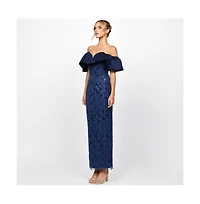 Bariano Women's Anaya Off Shoulder Midaxi