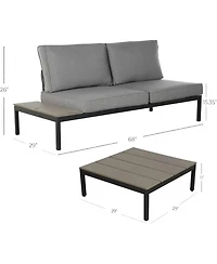 Boyel Living All-Aluminum Sofa Set - 4 Pieces