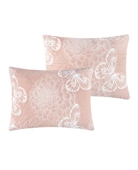 Greenland Home Fashions Mariposa Dahlia Matelasse 2-Pc. Coverlet Set, Twin