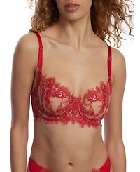 Skarlett Blue Entice Unlined Underwire Lace Balconette Bra