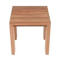 Meridian Furniture Tulum Teak Outdoor End Table