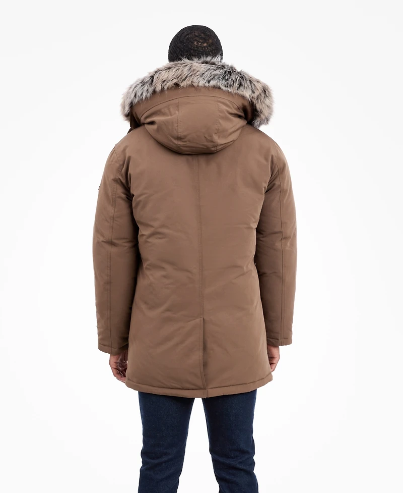 Michael Kors Men's Hooded Bib Snorkel Parka, Created for Macy's
