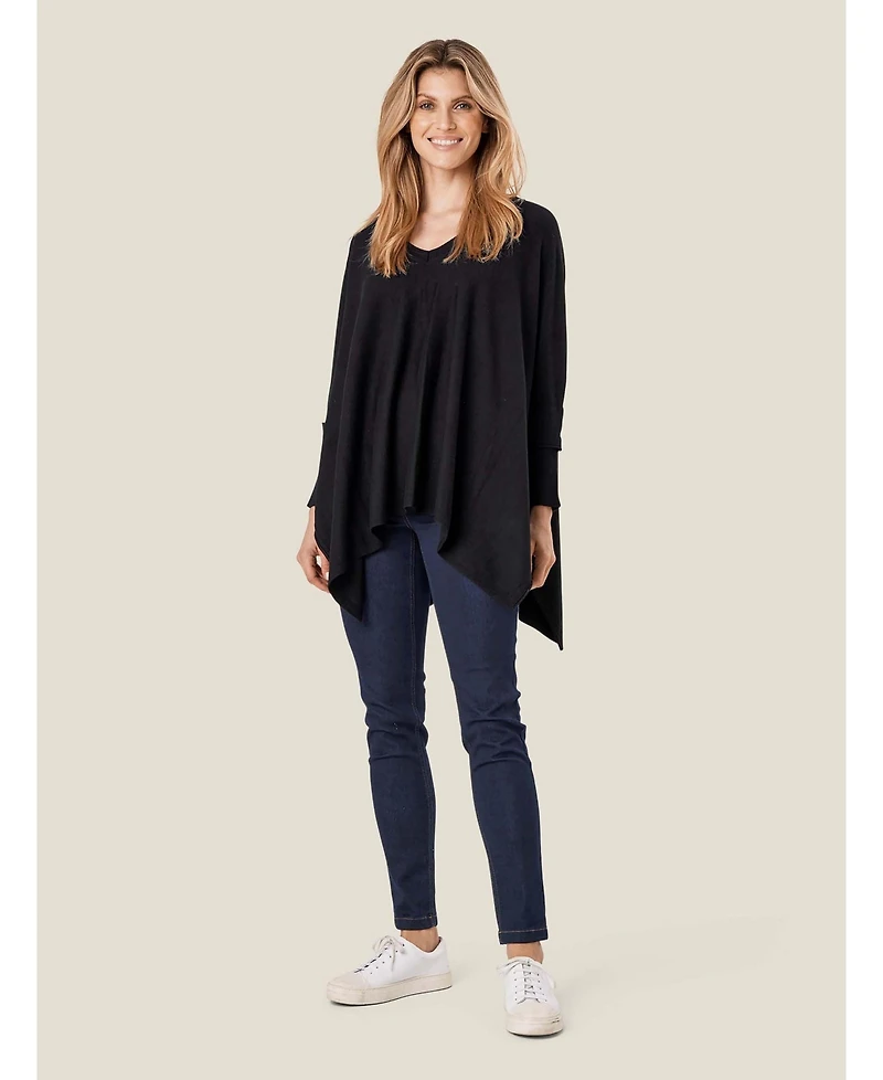 Masai Copenhagen Women's MaFosna Long Sleeve V-Neck Poncho