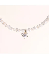 Lola Gold Heart Charm Necklace