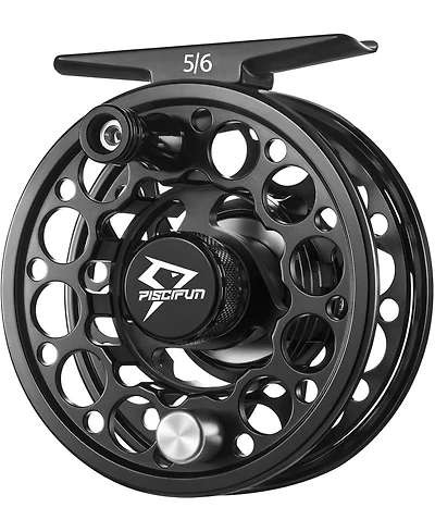 Sword Fly Fishing Reel, Cnc-Machined Aluminum Alloy Fly Reel, 3/4, 5/6, 7/8, 9/10 Weight, Black, Gunmetal