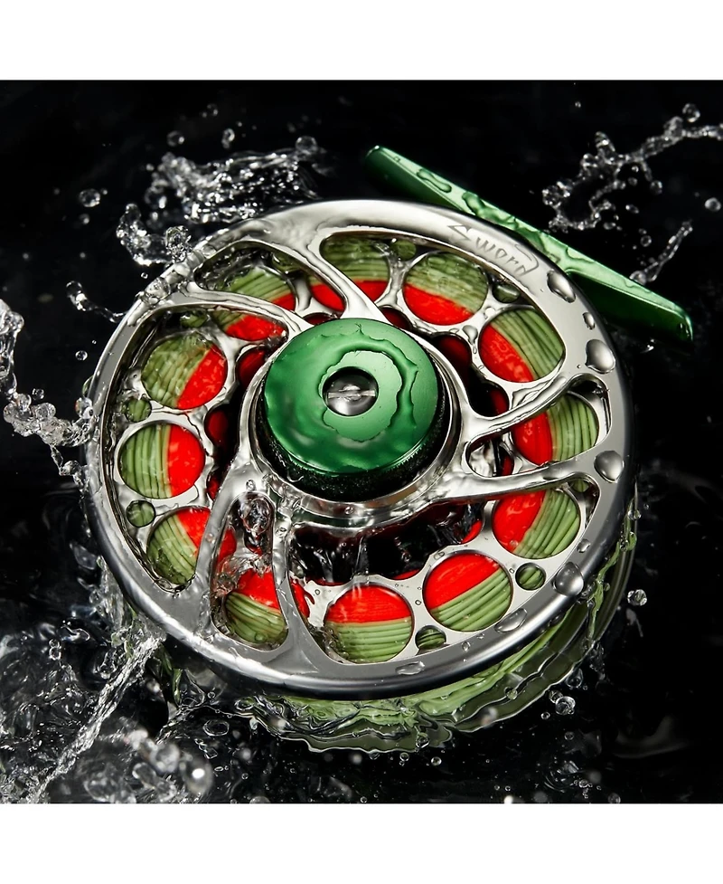 Sword Fly Fishing Reel with Cnc Machined Aluminum Alloy Housing, 3/4, 5/6, 7/8, 9/10 Weights (Black, Gunmetal, Pink