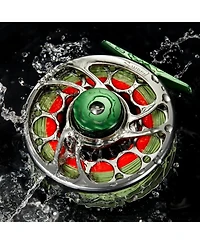 Sword Fly Fishing Reel with Cnc Machined Aluminum Alloy Housing, 3/4, 5/6, 7/8, 9/10 Weights (Black, Gunmetal, Pink