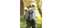 Fishing Tackle Backpack with 4 Trays, Large Outdoor Storage Tackle Bag with Protective Rain Cover for Fishing Gear