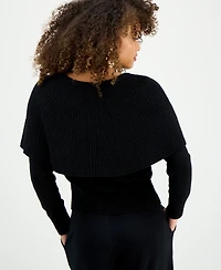 I.n.c. International Concepts Petite Caped Sweater, Macy's Exclusive