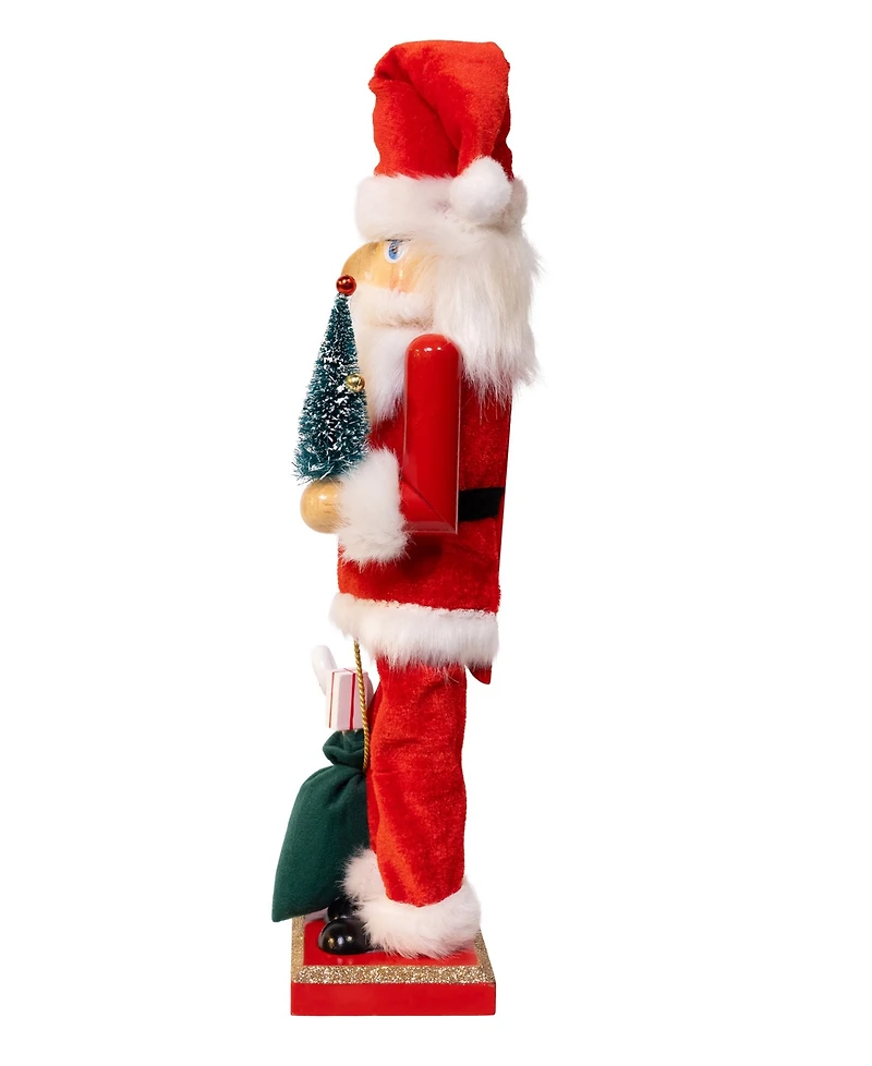 Kurt Adler 15-Inch Santa with Gifts and Tree Nutcracker
