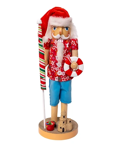 Kurt Adler 15-Inch Beach Santa Nutcracker
