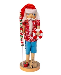 Kurt Adler 15-Inch Beach Santa Nutcracker