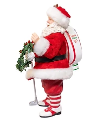 Kurt Adler 10.5-Inch Fabriche Golf Santa