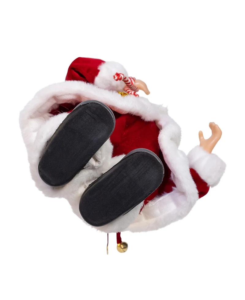 Kurt Adler 12-Inch Standing Christmas Santa with Sack