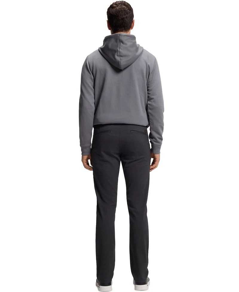 Boss by Hugo Men's Patterned Stretch Fabric Slim-Fit Pants