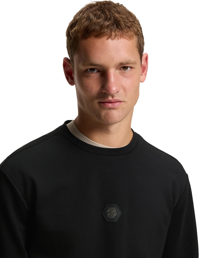 Boss by Hugo Men's Monogram Cotton-Blend Sweatshirt