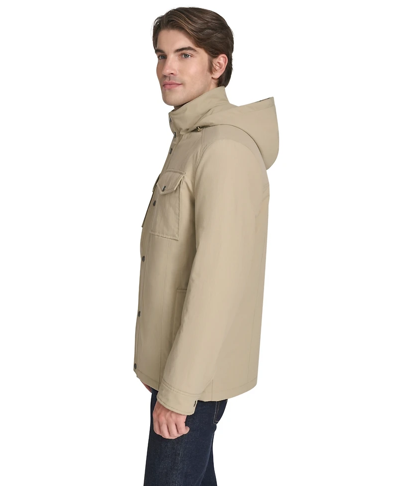 Cole Haan Men's Cotton-Touch Nylon Field Jacket