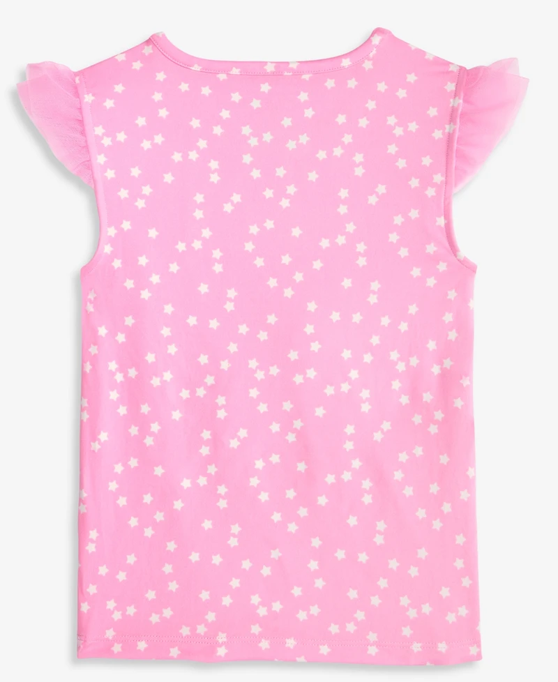 Epic Threads Girls 5-20 Star-Print Ruffled Top, Macy's Exclusive