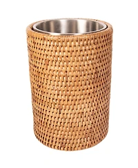 Artifacts Rattan Stainless Steel Wine Chiller