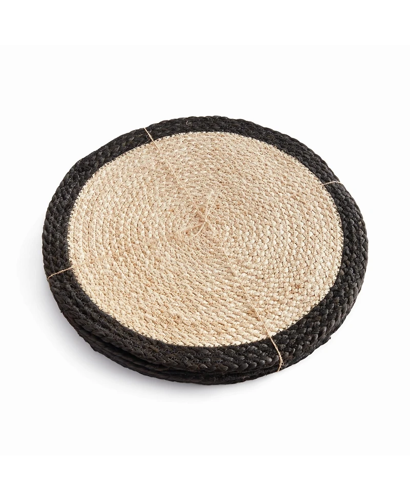 Napa Home & Garden Jute Coil Round Placemats, Set of 8