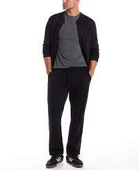 Vintage & Black Men's Zip-Front Ribbed Bomber Jacket