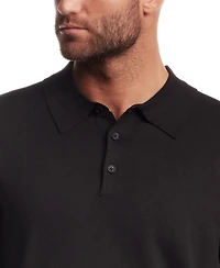 Vintage & Black Men's Long Sleeve Polo Sweater