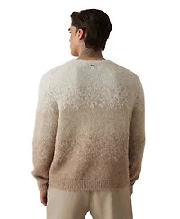 Guess Men's Long Sleeve Stripe Pattern Sweater