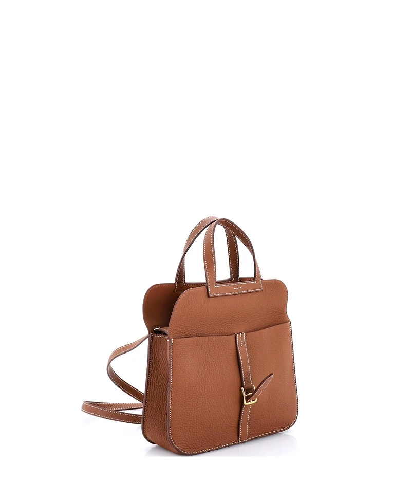Pre-Owned Hermes 25 Halzan Bag Clemence