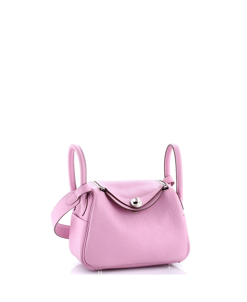 Pre-Owned HERMA‰S Mini Lindy Bag Clemence