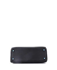 Pre-Owned Hermes Kelly 28 Handbag Black Togo with Palladium Hardware