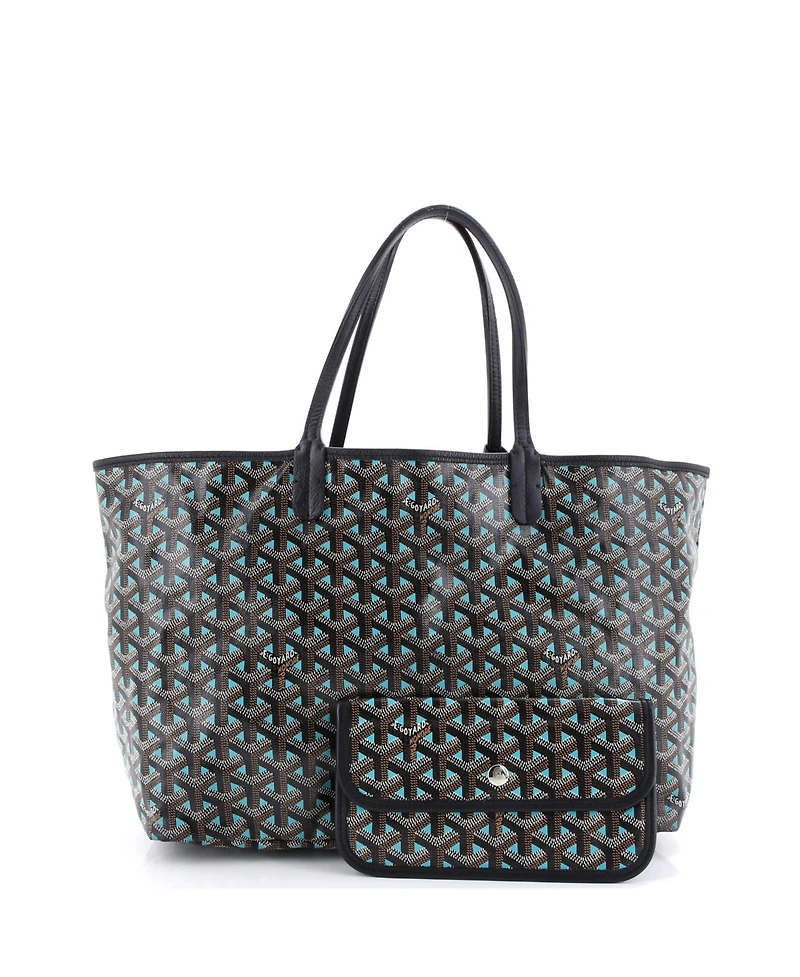 Pre-Owned Goyard Pm Saint Louis Tote Claire Voie Coated Canvas