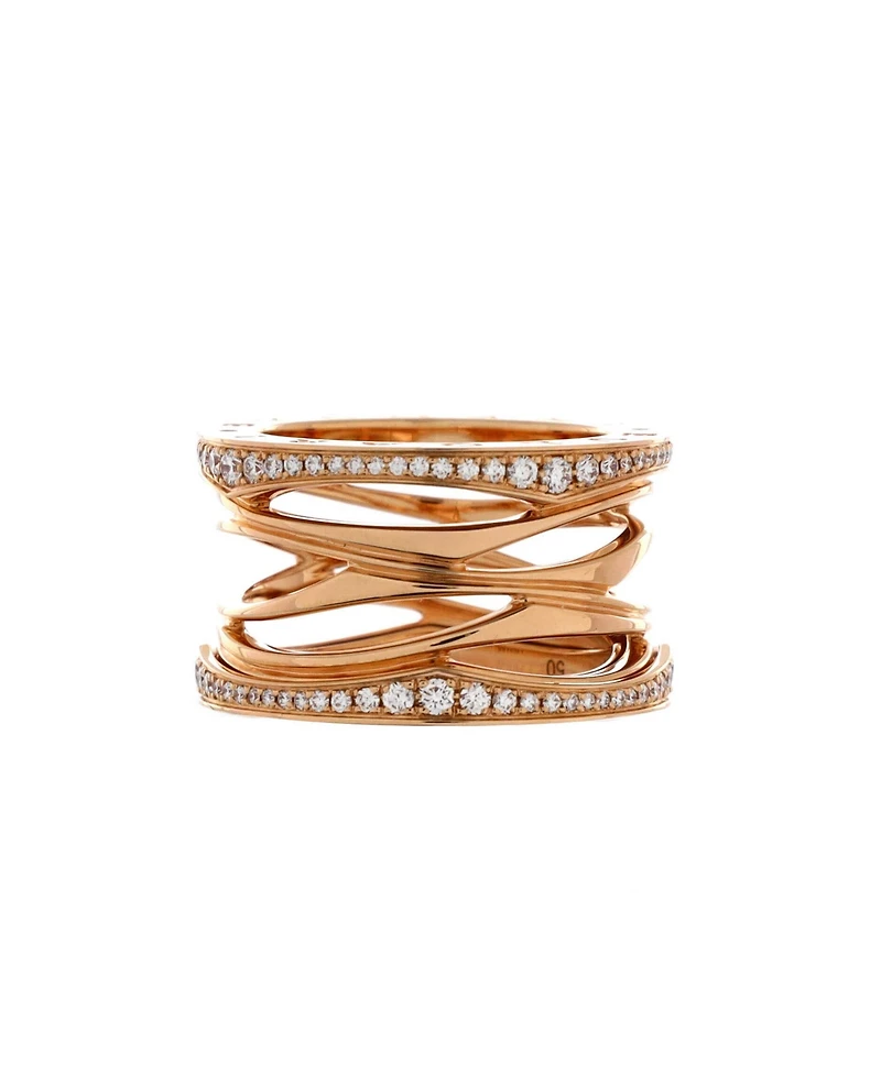 Pre-Owned Bvlgari B.Zero1 Design Legend Zaha Hadid Four Band Ring