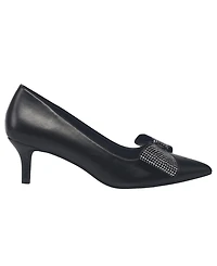 French Connection Albania Bling Bow Kitten Heel
