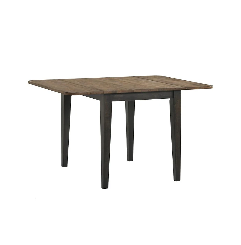 Intercon 50 in Drop Leaf Table in Brushed Brown & Pecan