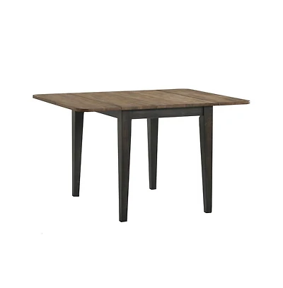 Intercon 50 in Drop Leaf Table in Brushed Brown & Pecan