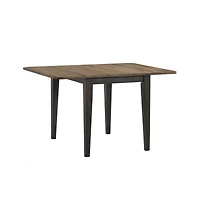 Intercon 50 in Drop Leaf Table in Brushed Brown & Pecan