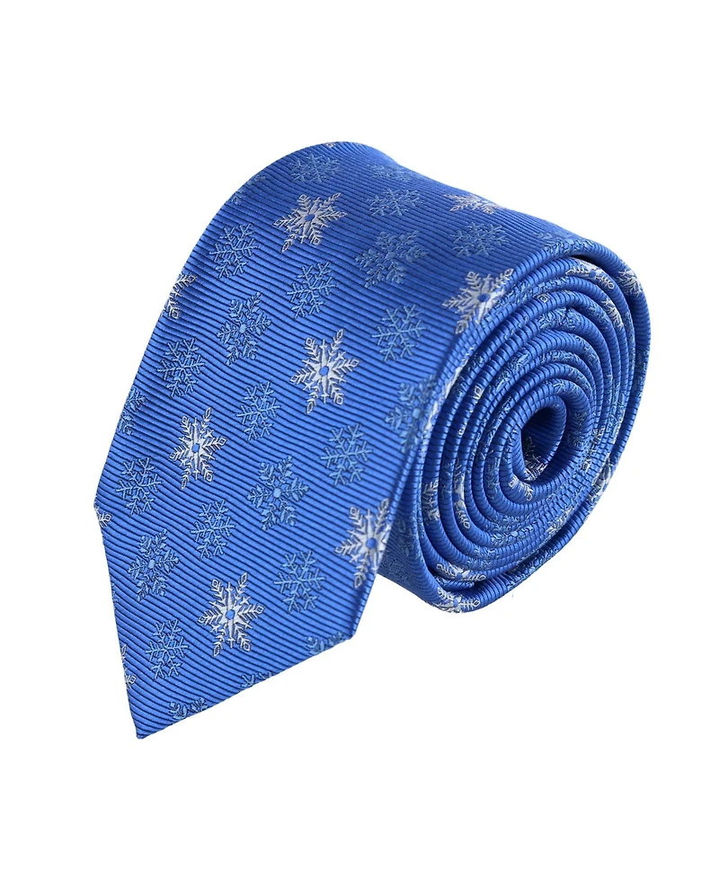 Trafalgar Big & Tall Let It Snow Novelty Snowflake Nectie