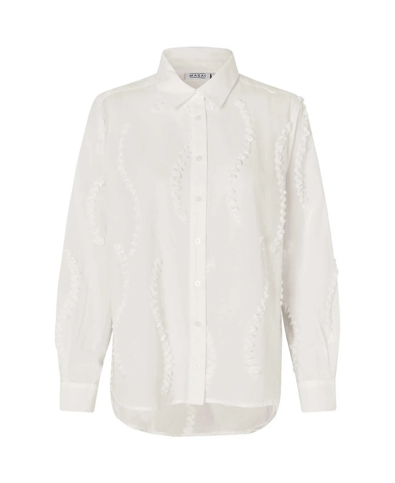 Masai Copenhagen Women's MaImma 100% Cotton Long Sleeve Shirt